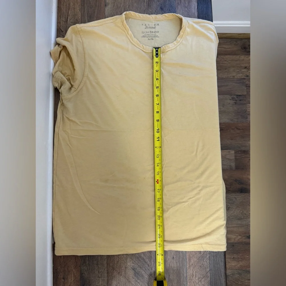 Lucky Brand Yellow Short Sleeve Tee - Picture 4 of 6